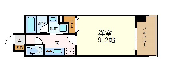 鶴舞駅 徒歩9分 6階の物件間取画像