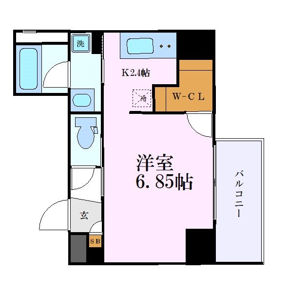 Casa Avenue Ikeshitaの物件間取画像