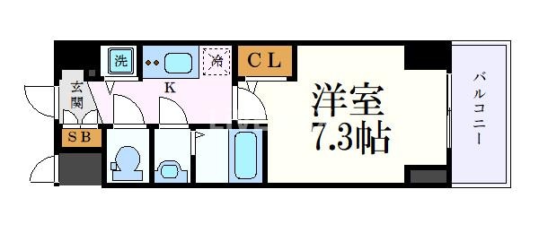 エスリード上前津セレーノの物件間取画像