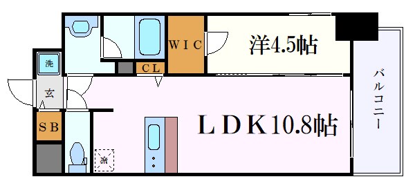 プレサンス新栄町ギャラントの物件間取画像