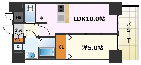 プレサンス丸の内レジデンスⅢの物件間取画像