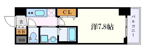 エステムコート名古屋今池アーバンゲートの物件間取画像