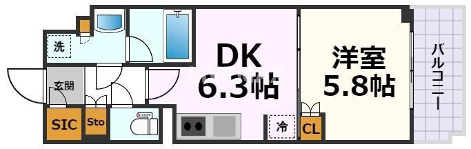 オーパスレジデンス名古屋ステーションの物件間取画像