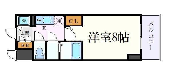 エスリード上前津セレーノの物件間取画像