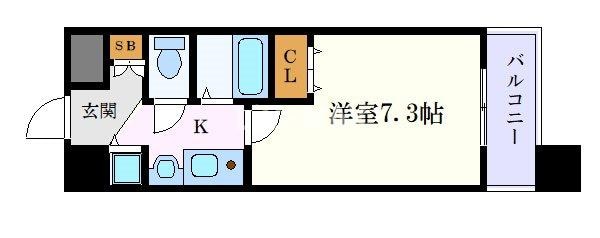 プレサンス栄メディパークの物件間取画像