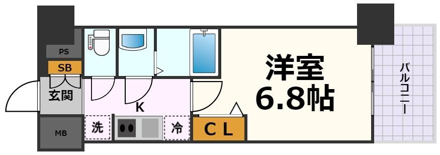 SOLメイクス浄心天神山の物件間取画像