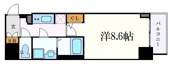 S-RESIDENCE東別院の物件間取画像