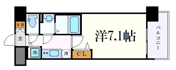 プレサンス大須観音の物件間取画像