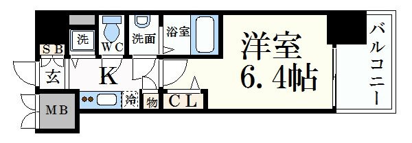 プレサンス錦ラウムの物件間取画像