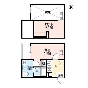 Bellecourの物件間取画像