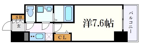 車道駅 徒歩6分 5階の物件間取画像