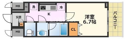 ラ・プレス新栄の物件間取画像