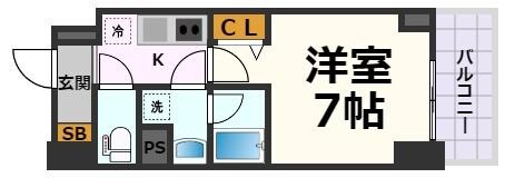 グランドゥール名駅西(旧ルネフラッツ名駅西)の物件間取画像