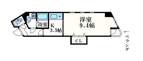 グランデ城西の物件間取画像