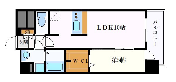 プレサンス大須観音駅前の物件間取画像