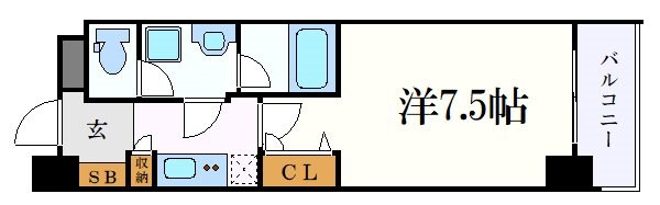 meLiv鶴舞の物件間取画像