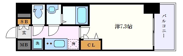 プレサンス栄フェルの物件間取画像