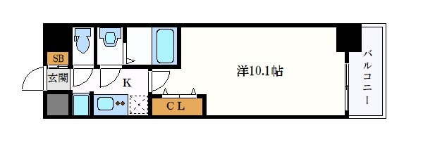 プレサンス丸の内フォートの物件間取画像