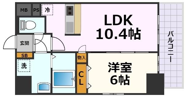 グランデ中村区役所の物件間取画像