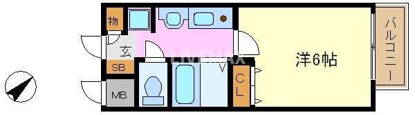 プレサンス鶴舞駅前ブリリアントの物件間取画像