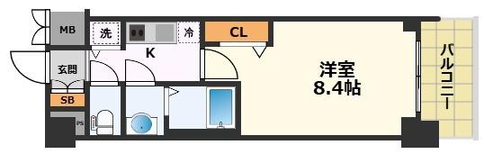 プレサンス鶴舞公園セラヴィの物件間取画像