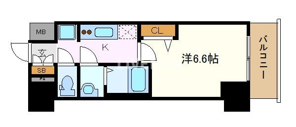 プレサンス大須観音ビザリアの物件間取画像