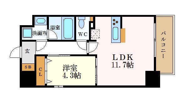 レジデンシア花の木の物件間取画像