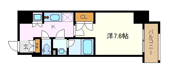 コンフォート新栄の物件間取画像