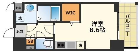 プレサンス名古屋菊井セルカの物件間取画像