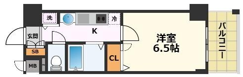 プレサンス名古屋STATIONアライブの物件間取画像
