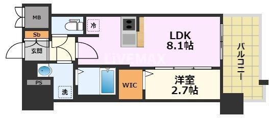 エスリード葵広小路通の物件間取画像