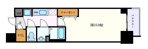 プレサンス丸の内リラティの物件間取画像