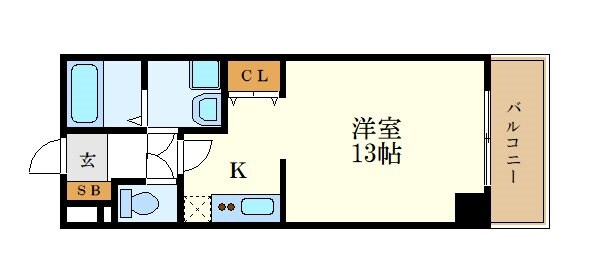 ビオラ名駅西の物件間取画像