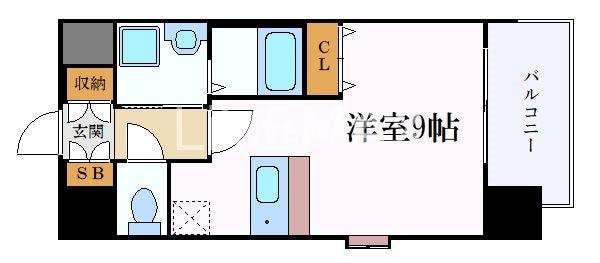 プレサンス名古屋駅前の物件間取画像