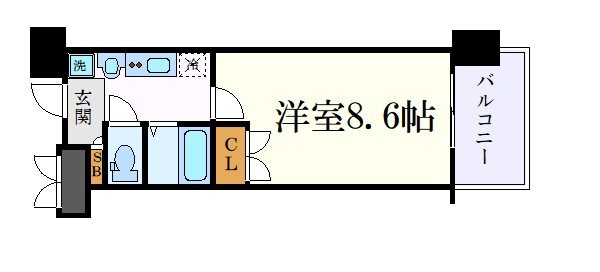 パルティール今池アネックスの物件間取画像