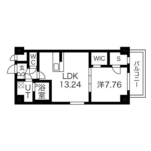 グランドソレイユ伝馬の物件間取画像