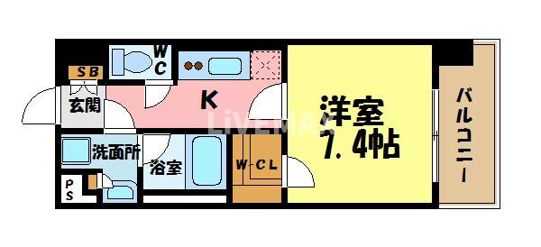 エディアン千種の物件間取画像