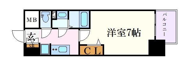 上前津駅 徒歩5分 5階の物件間取画像