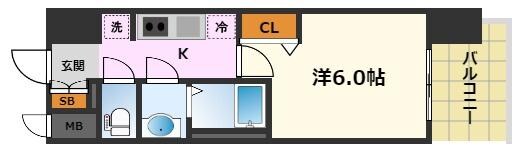 プレサンス大須観音フィエスタの物件間取画像