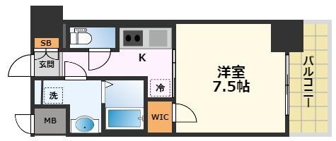 S-RESIDENCE尾頭橋の物件間取画像