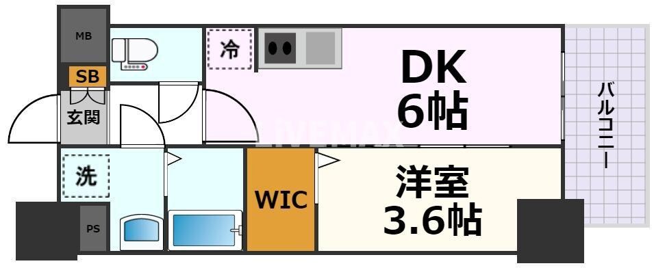 メイクスWアート名駅南Ⅲの物件間取画像