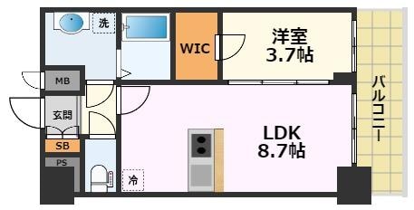 プレサンス東別院セレニスの物件間取画像