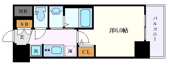 エステムコート名古屋新栄アクシスの物件間取画像