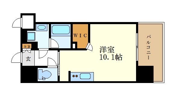 新栄町駅 徒歩2分 11階の物件間取画像