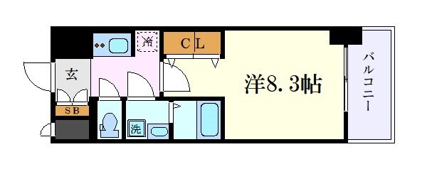 亀島駅 徒歩1分 1階の物件間取画像