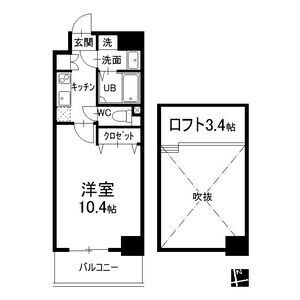 矢場町駅 徒歩9分 10階の物件間取画像