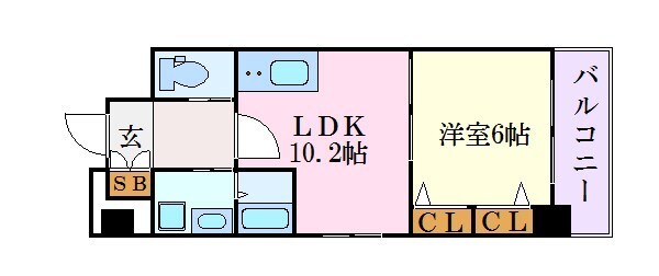 D＆Designレジデンス鶴舞の物件間取画像