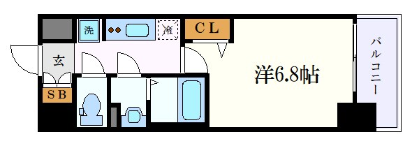 プレサンス名古屋駅ゲートの物件間取画像