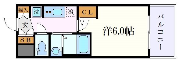 エステムコート名古屋金山ミッドクロスの物件間取画像