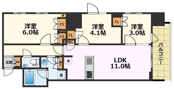 GRAN PASEO名古屋伏見の物件間取画像